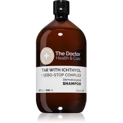 The Doctor Tar with Ichthyol + Sebo-Stop Complex Shampoo bei seborrhoischer Dermatitis und schwerer Schuppenbildung 946 ml