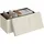 Woltu Sitzhocker mit Stauraum Leinen 76 x 38 x 38 cm Cremeweiß/Beige