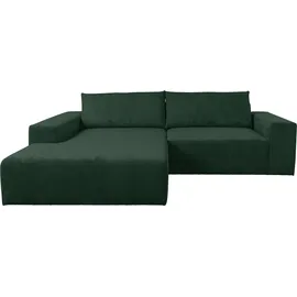 werk2 Eckcouch Polyester L-Form 262 cm Grün
