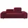 Cotta Couch Kunstleder 2-Sitzer Rot
