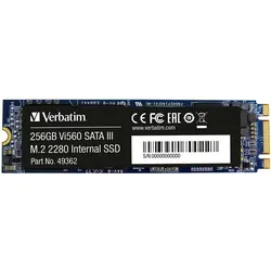 Verbatim Interne Festplatte »Vi560« 256 GB schwarz, 2.2x0.2x8 cm