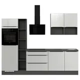 Impuls Küchen Küchenzeile IBZ42807P 280 cm Weiß ohne E-Geräte
