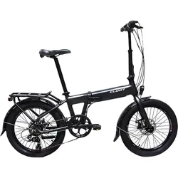 E-Bike Faltrad Klapprad 20 Zoll CLOOT VERNA SCHWARZ M/L