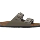 Birkenstock Arizona Natural Leather Sandalen - Concrete Gray - EU 45