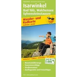 Isarwinkel, Bad Tölz, Walchensee, Sylvensteinstausee 1:1:35 000