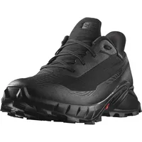 Salomon Alphacross 5 Gore-Tex Wasserdichte Herren Trail-Laufschuhe, Starker Grip, Wasser- und Wetterschutz, Anhaltender Komfort, Black, 48