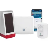 Homematic IP Set Alarm mit Access Point, Bewegungsmelder und Alarmsirene – außen