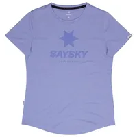 Saysky Damen Logo Combat T-Shirt lila