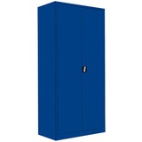 LÜLLMANN Stahlschrank 530343 enzianblau 92,5 x 42,2 x 195,0 cm, aufgebaut