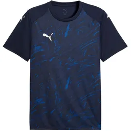 Puma teamFINAL Graphic blau M