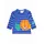 Toby Tiger Langarmshirt mit Löwen Applikation in blau | Gr.: 86