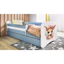 raumhirsch furniture Kinderbett Raumhirsch 80 x 180 cm Holzwerkstoff blau