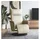 vidaXL Relaxsessel mit Fußteil Kunstleder 56,1 x 105 x 88,6 cm Creme drehbar