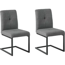 OTTO home Esszimmerstuhl Geranie Polyester grau