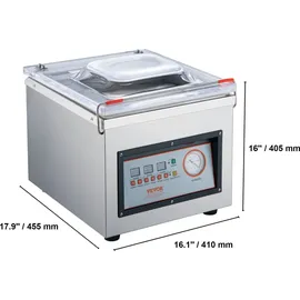 Vevor Kammer-Vakuumierer 320 W Silber