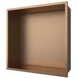 Aloni Wandnische Edelstahl Kupfer Gebürstet rostfrei 305x305x100mm - Aloni