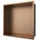 Aloni Wandnische Edelstahl Kupfer Gebürstet rostfrei 305x305x100mm - Aloni