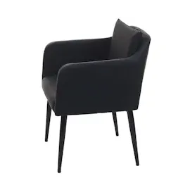 Mendler 2er-Set Esszimmerstuhl HWC-H93, Küchenstuhl Lehnstuhl Stuhl ~ Kunstleder schwarz