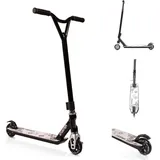 Byox Kinderroller Stunter Aluminium PU Räder ABEC-9 Lenker 360° drehbar Bremse schwarz