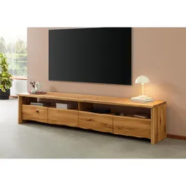 MASSIVMOEBEL24.DE PURE OAK Lowboard 240x45x50 cm Beige Holz