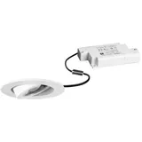 Brumberg Einbaustrahler 1er rund transparent Aluminium Glas Kunststoff Metall 6W 3000K