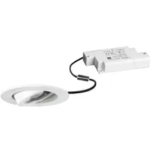 Brumberg Einbaustrahler 1er rund transparent Aluminium Glas Kunststoff Metall 6W 3000K