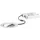 Brumberg Einbaustrahler 1er rund transparent Aluminium Glas Kunststoff Metall 6W 3000K