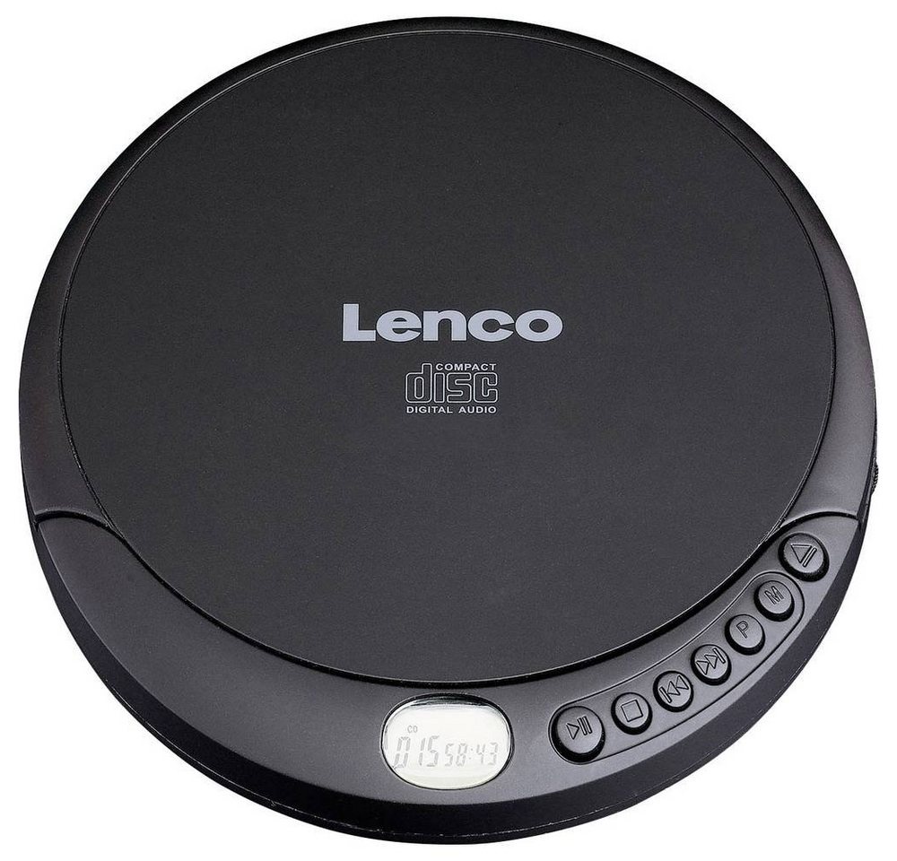 Lenco Tragbarer CD-Player tragbarer CD-Player (Akku-Ladefunktion) schwarz 14 cm x 3 cm x 15 cmConrad Electronic SE