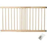 Iso Trade Treppenschutzgitter Türgitter Schutzgitter erweiterbar 72-122 cm Feststellfunktion Türschutzgitter 8257