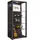 VCM Standvitrine Glasol 52 x 35 x 115 cm Schwarz