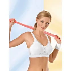 Sport-BH SPEIDEL, Damen, Gr. 75, Cup C, weiß, 92% Polyester, 8% Elasthan, BHs BH Sport-BH