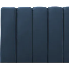 Beliani Marville 140 x 200 cm Dunkelblau