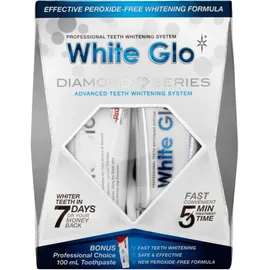 White Glo Diamond Series Bleaching Set Zahnpasta 100 ml + Zahngel 50 ml