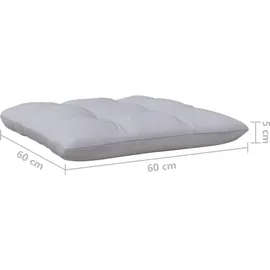 vidaXL Lounge-Set 8-tlg. braun/grau inkl. Kissen
