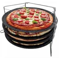 Kinghoff 4er-Set Pizzabackbleche Kinghoff KH-1553