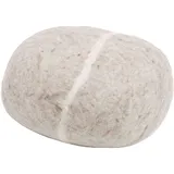 myfelt Béla - Filz Kieselstein, Meditationskissen, Yogakissen, Dekokissen, Pouf, beige rund - Größe XL