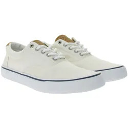 SPERRY Bahama Striper II Cvo SW Herren Bootsschuhe mit Wave-Siping-Technologie STS22043 Weiß - 39