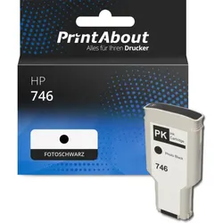 Druckerpatrone kompatibel mit HP 746 (P2V82A) - Fotoschwarz