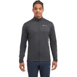 Montane Fury Lite Fleece Mit Durchgehendem Reißverschluss - Midnight Grey - XL