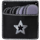 Onvaya ONVAYA® ABS Gästepantoffel | Stern Wendepailletten | 4er Set | Antirutsch Sohle | Hausschuhe | Filzpantoffel | Gr. 36-45 Gästehausschuhe