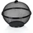 Kela Obstkorb Como mit Fliegenschutz 26,5 cm Metall Schwarz