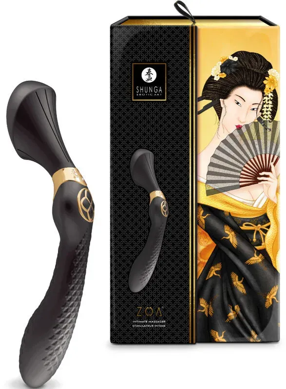 SHUNGA - ZOA INTIMMASSAGER ROSA - Schwarz