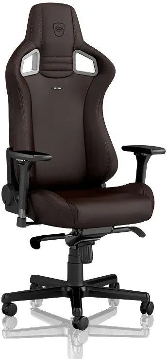 Noblechairs Epic, Gepolsterter Sitz, Gepolsterte Rückenlehne, Braun, Braun, Kuns