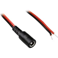 TRU Components TC-2511243 Niedervolt-Anschlusskabel Niedervolt-Buchse - offene Kabelenden 2.50