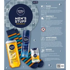 NIVEA Körperpflege Men's Stuff Skincare Set 1 Stk