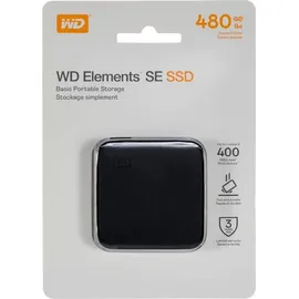 Western Digital Elements SE 480 GB USB 3.0 WDBAYN4800ABK-WESN