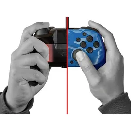 PDP Faceoff Deluxe + Audio Controller Blau Nintendo Switch