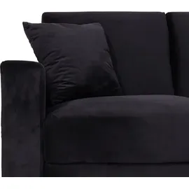 MCW Sofa mit Ottomane, Couch Sofa Gästebett, Schlaffunktion Stauraum 217x145cm ~ Bettsofa, H47