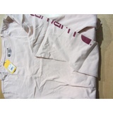 CARHARTT Workwear Logo Damen Long Sleeve Shirt, pink, Größe M