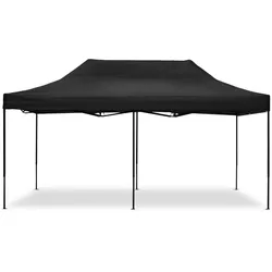 Rennzelt 3x6m faltbar Tourtecs Faltpavillon für die Rennstrecke schwarz